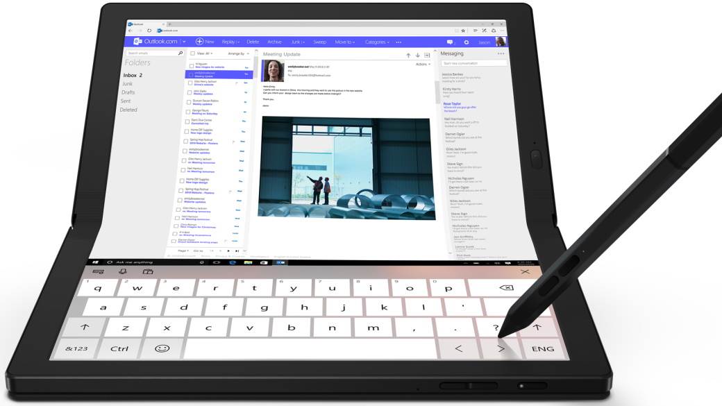 Lenovo ThinkPad X1 Fold premijera slike video, Lenovo ThinkPad X1 Fold cena prodaja kupovina Srbija