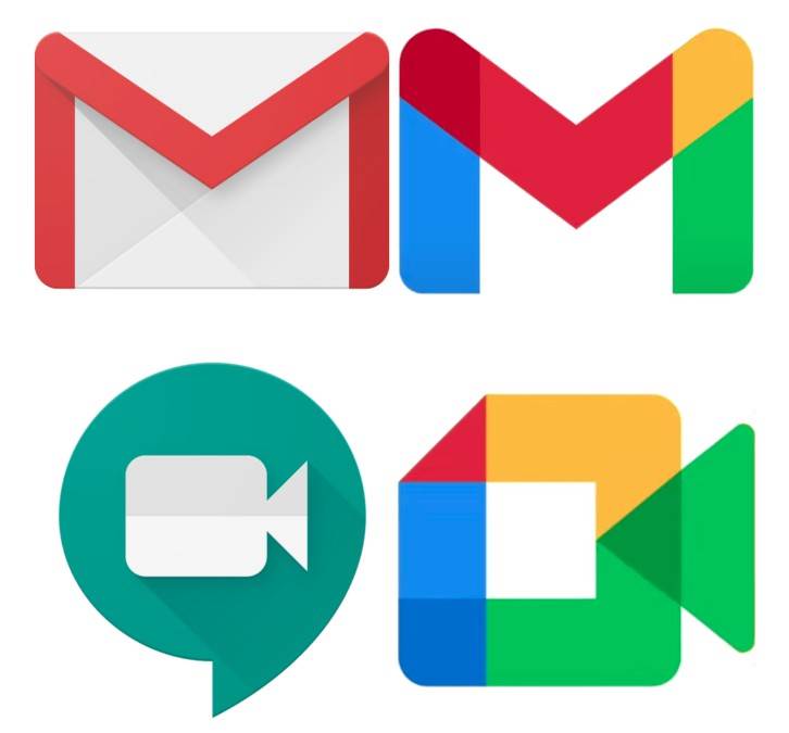 Google dizajn ikonica Gmail izgled Drive kalendar Meets Docs