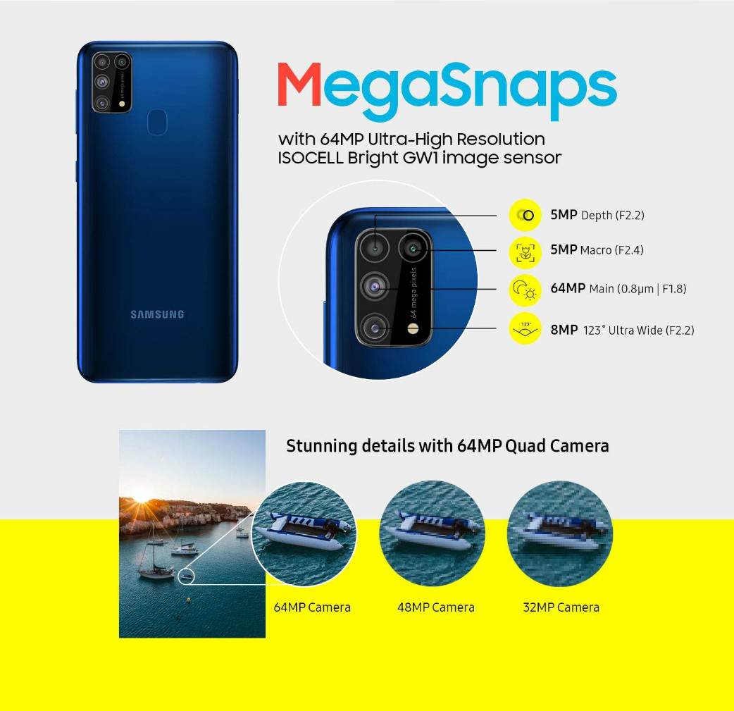 Samsung Galaxy M31 Prime cena Galaxy telefoni pet kamera 4k snimanje tanji džep