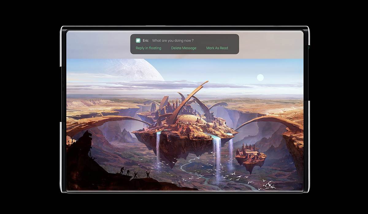 oppo x 2021 mobilni telefon ekran 