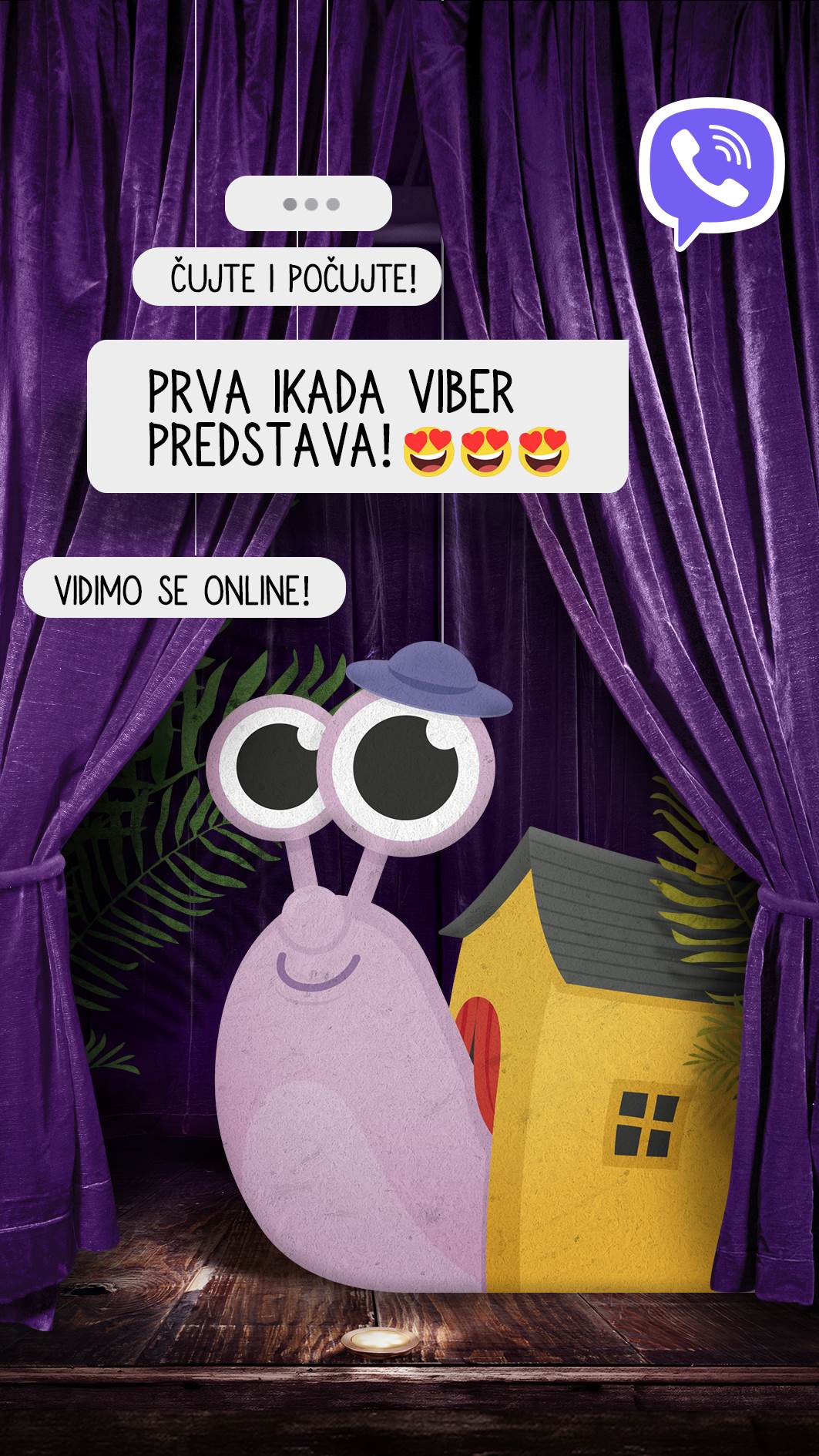 Pozorištance Puž Viber predstava Cvrcak i Mrav, Ezop Cvrcak i Mrav Viber predstava Pozorištance Puž