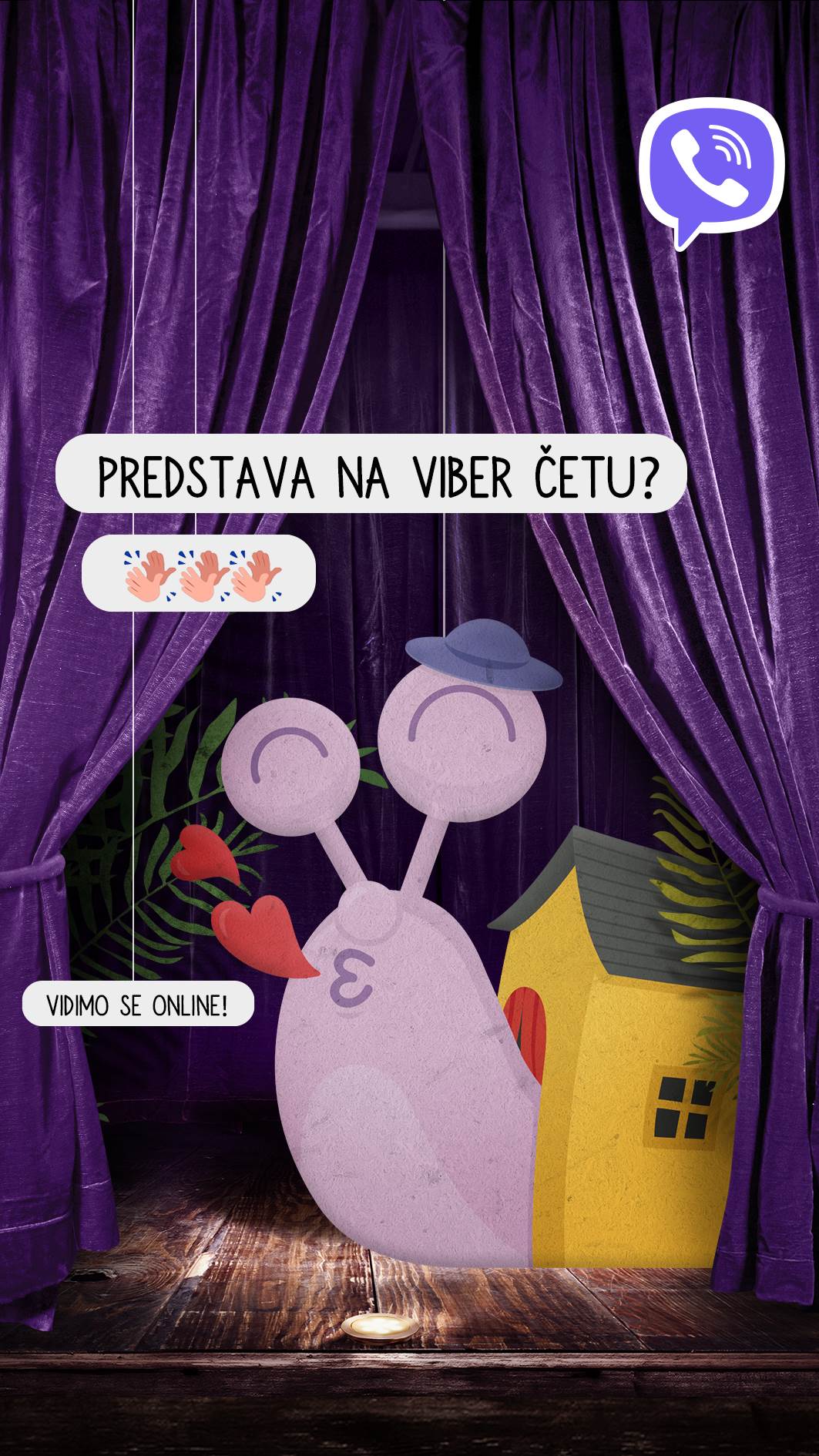 Pozorištance Puž Viber predstava Cvrcak i Mrav, Ezop Cvrcak i Mrav Viber predstava Pozorištance Puž