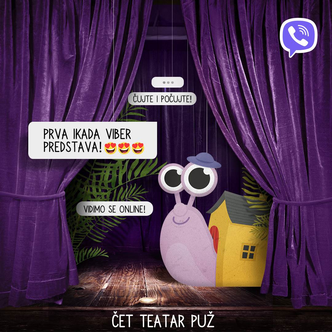 Pozorištance Puž Viber predstava Cvrcak i Mrav, Ezop Cvrcak i Mrav Viber predstava Pozorištance Puž
