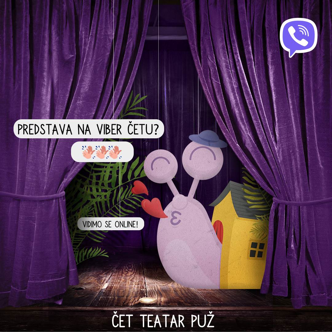 Pozorištance Puž Viber predstava Cvrcak i Mrav, Ezop Cvrcak i Mrav Viber predstava Pozorištance Puž