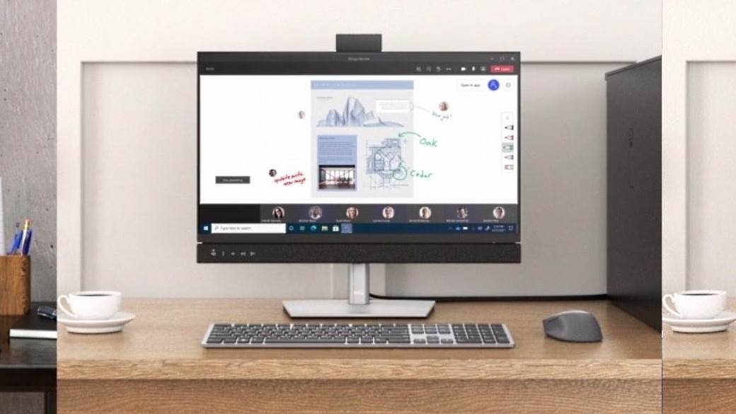 monitor novo dugme microsoft teams ces 2020