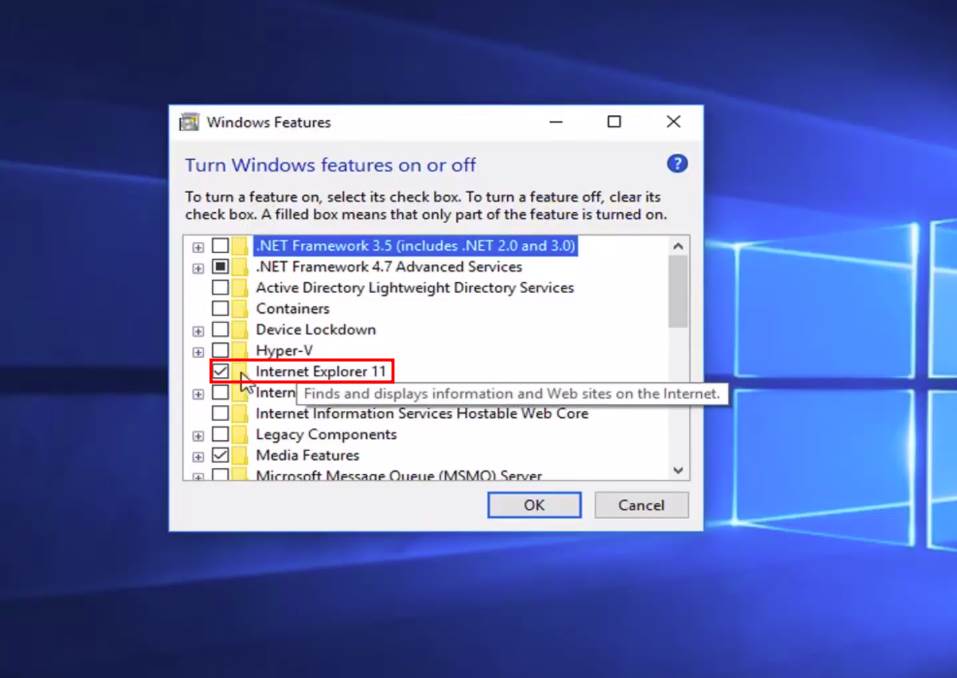 internet explorer windows 10 operativni sistem