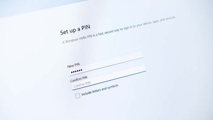 PIN kod windows