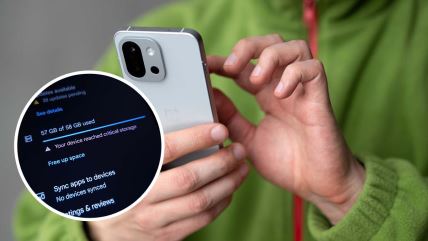 Puna memorija telefona