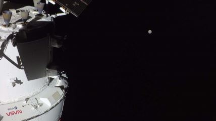 Mesec iz letelice Orion