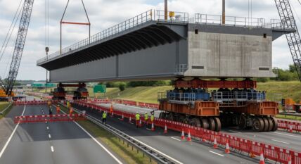 Britanski inženjeri uspešno su izveli neviđenu i inovativnu operaciju postavljanja mosta Marston Box teškog 12.600 tona
