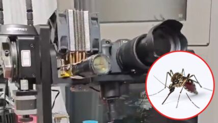 AI laserski top za komarce