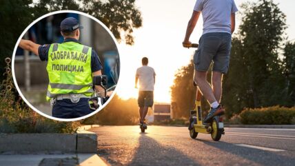 Saobraćajna policija trotineti