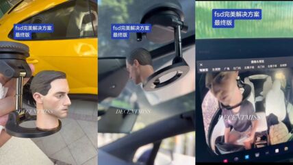 U kini se prodaju plastične glave za Tesla automobile