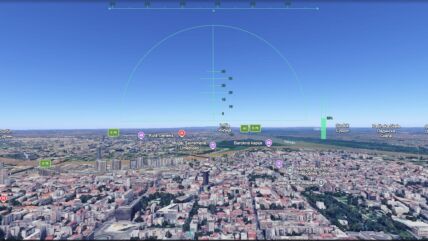 Flight Simulator iznad Beograda na Google Earth-u