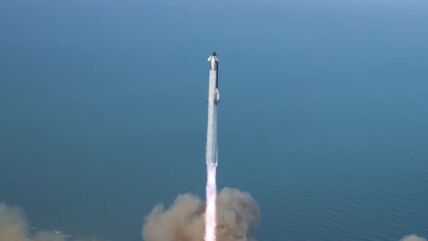 Starship raketa poleće