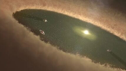 Planete u nastanku i protoplanetarni disk