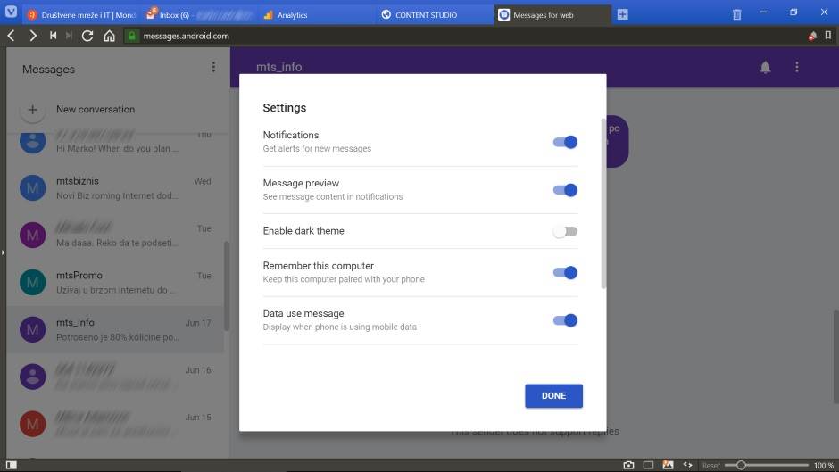 automatsko brisanje poruka google messages aplikacija sms poruke