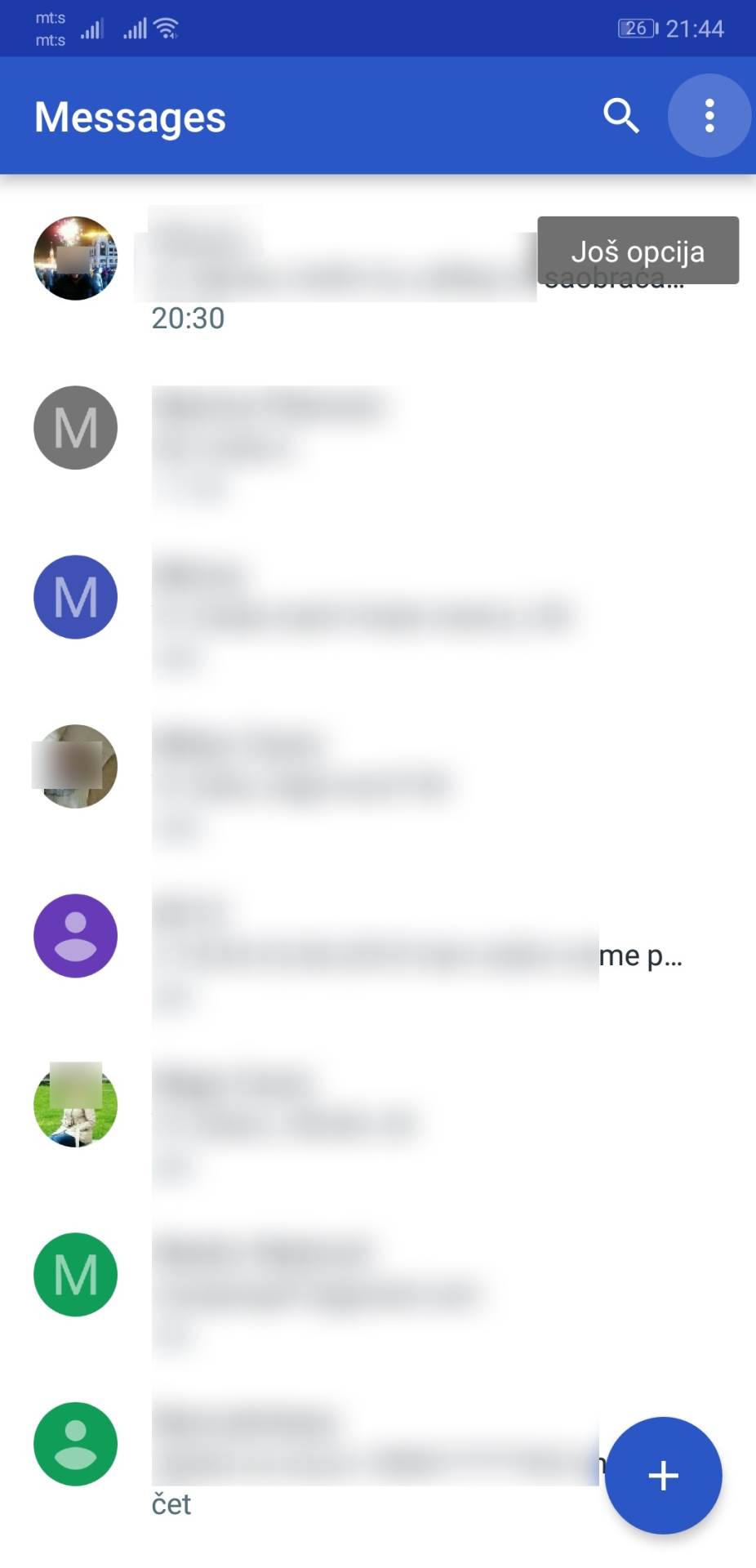 automatsko brisanje poruka google messages aplikacija sms poruke