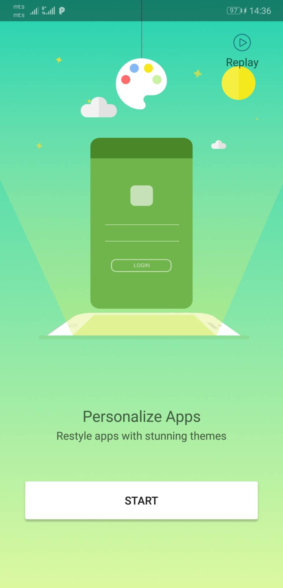 Dva naloga iste aplikacije za Android 12 telefone