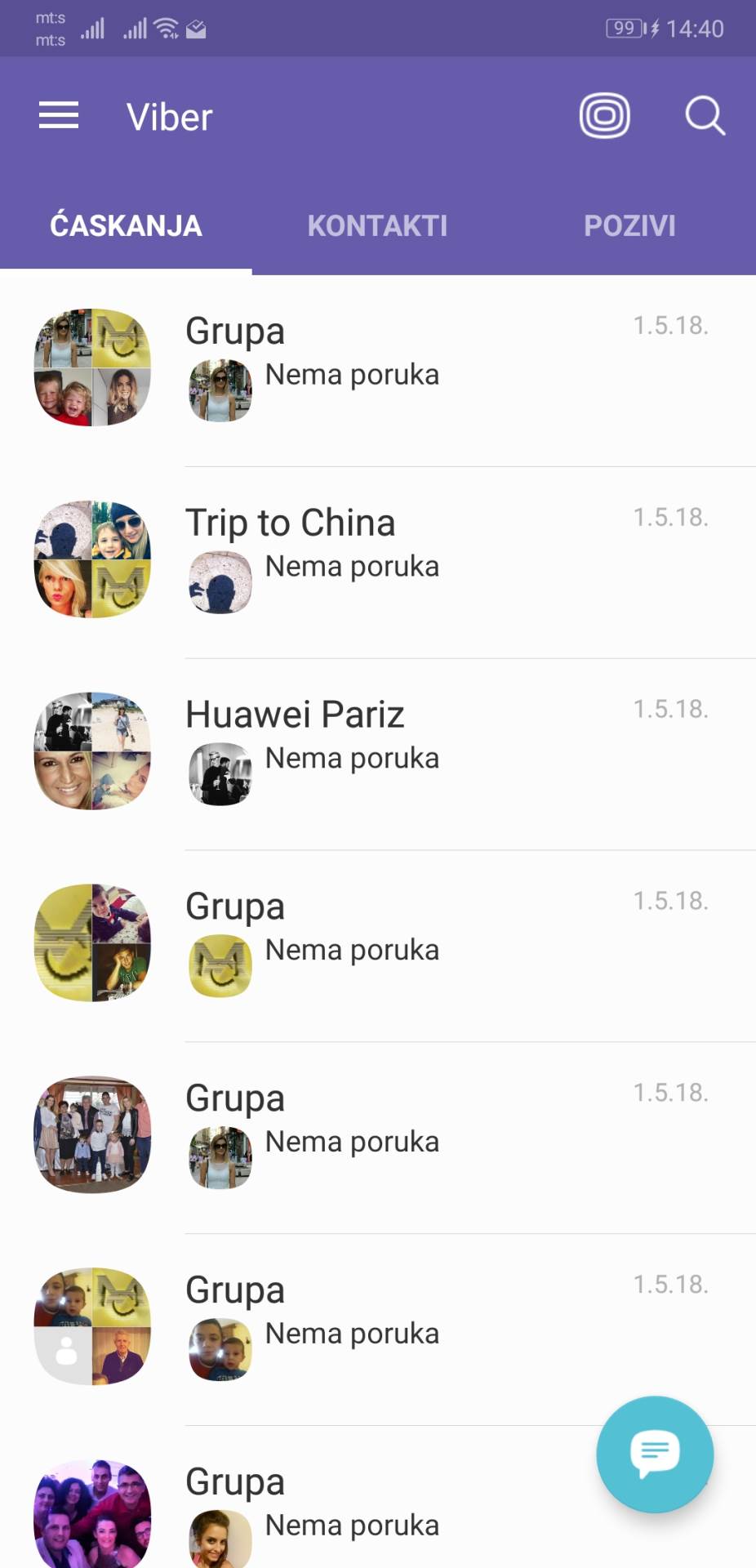 Dva naloga iste aplikacije za Android 12 telefone