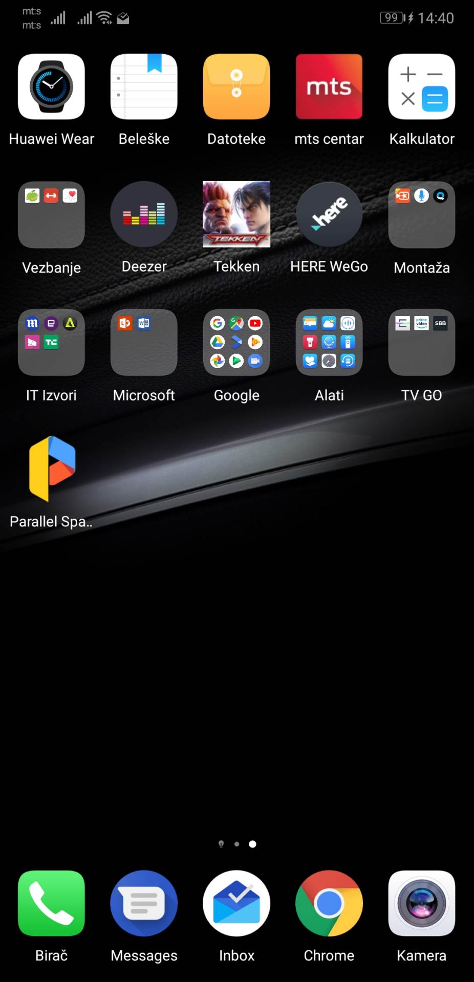 Dva naloga iste aplikacije za Android 12 telefone