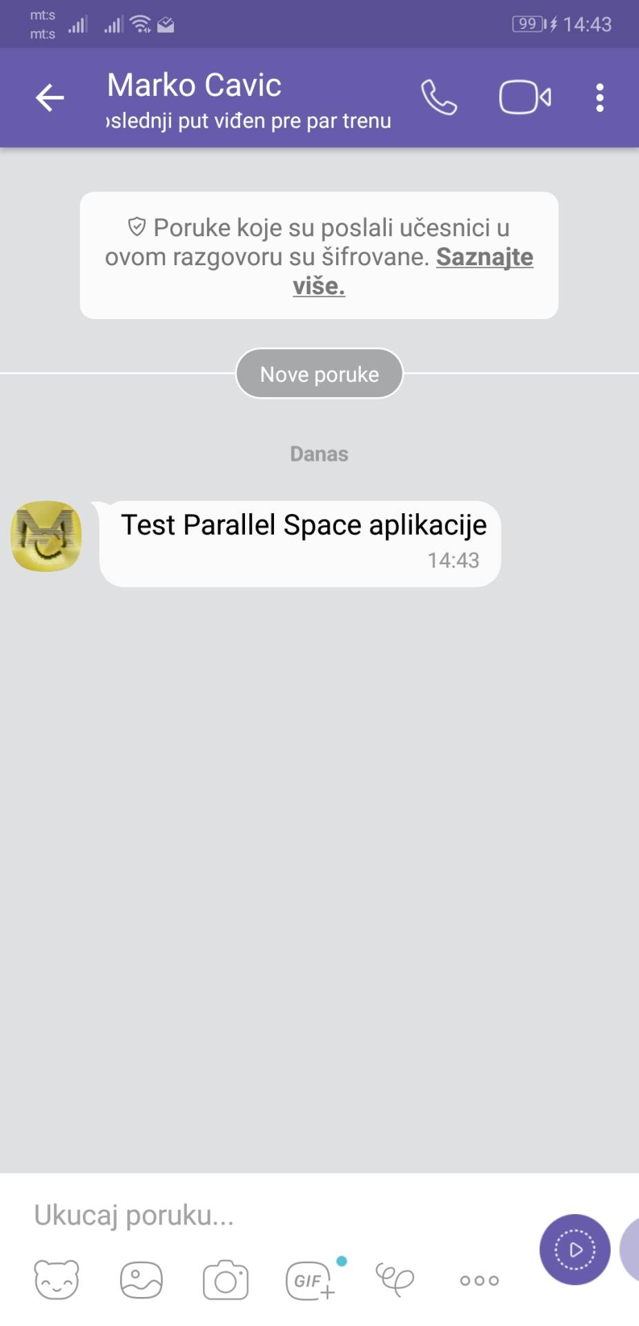 Dva naloga iste aplikacije za Android 12 telefone