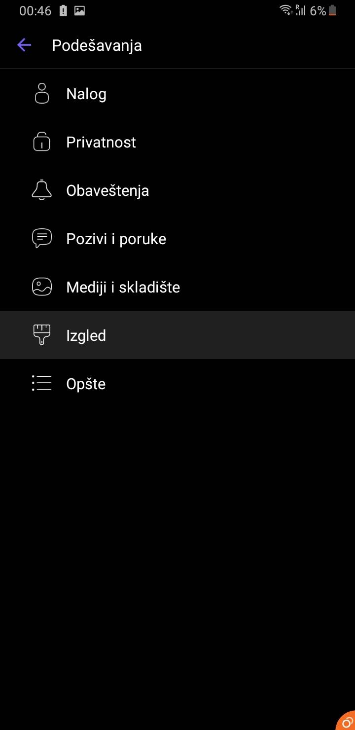 Viber crna tema aplikacije, Kako da zamenim temu Viber aplikacije, Viber Dark Mode crna tema