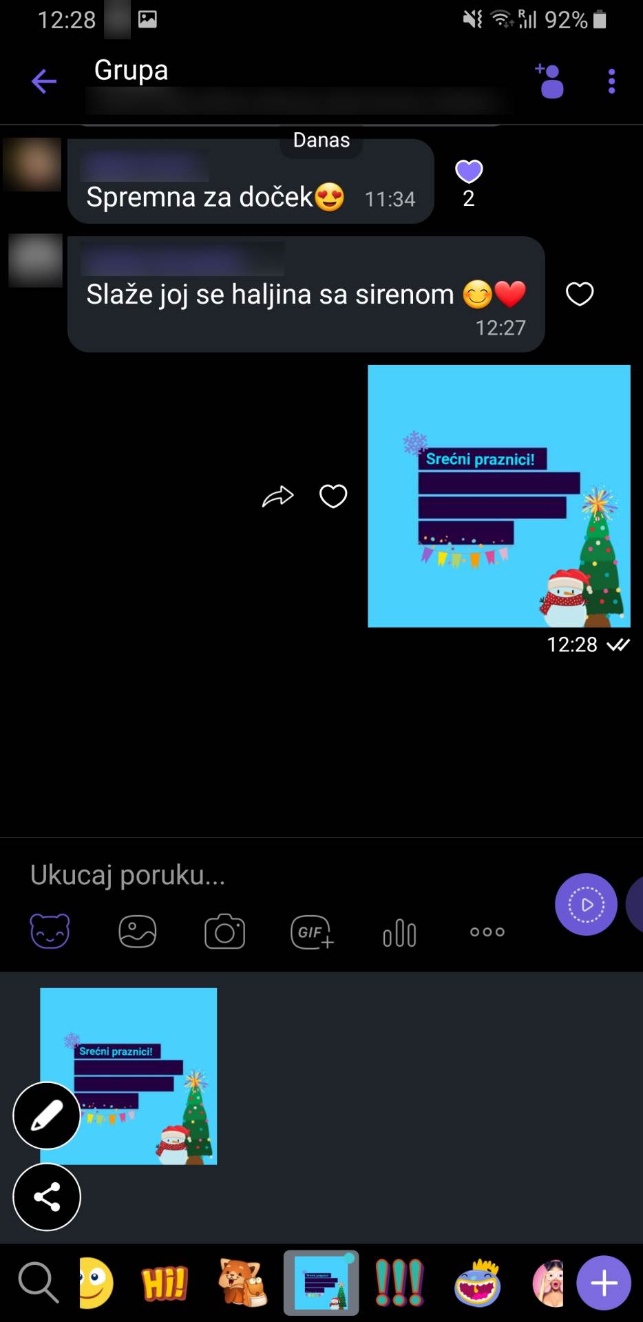 Viber poruke kako se koriste dodatne opcije