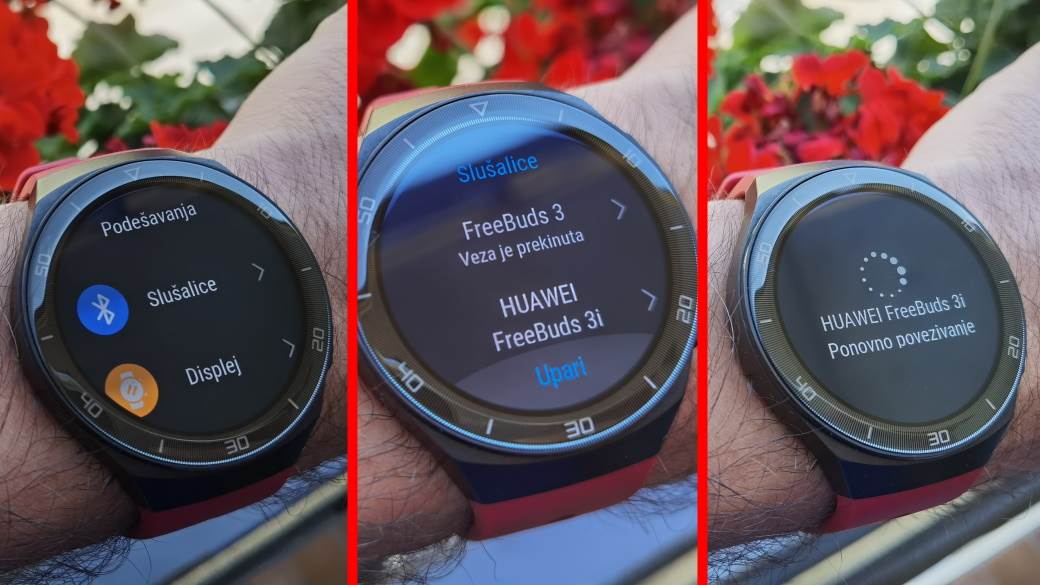 Huawei Watch GT 2e slušanje muzike preko Bluetooth slušalica bez telefona