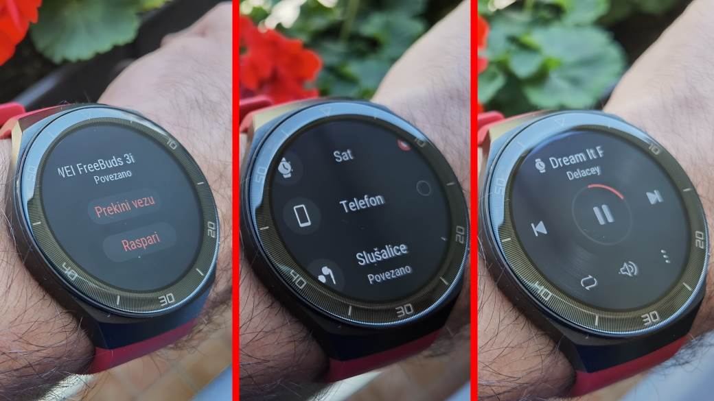 Huawei Watch GT 2e slušanje muzike preko Bluetooth slušalica bez telefona