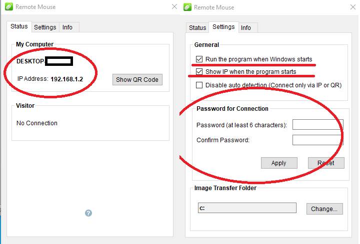 Kako zameniti miš i tastaturu, Aplikacija Remote Mouse upotreba, Aplikacija Wo Mic kako se koristi