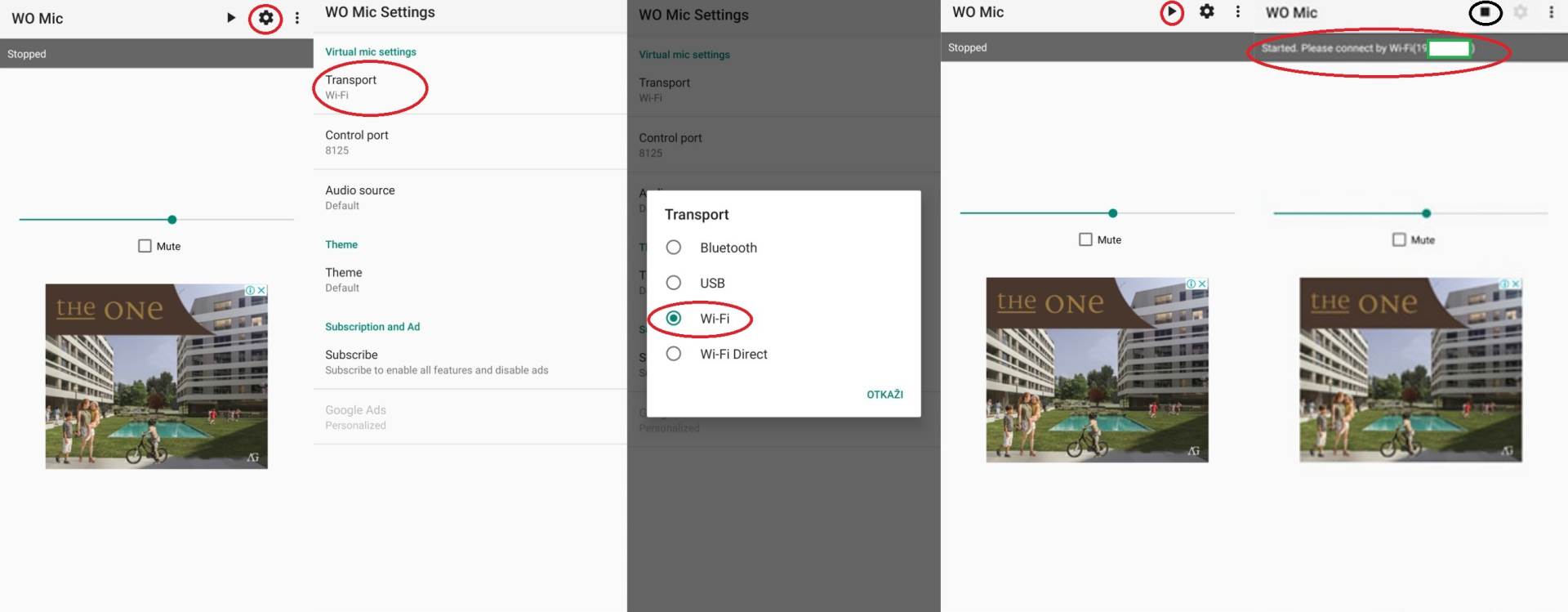 Kako zameniti miš i tastaturu, Aplikacija Remote Mouse upotreba, Aplikacija Wo Mic kako se koristi