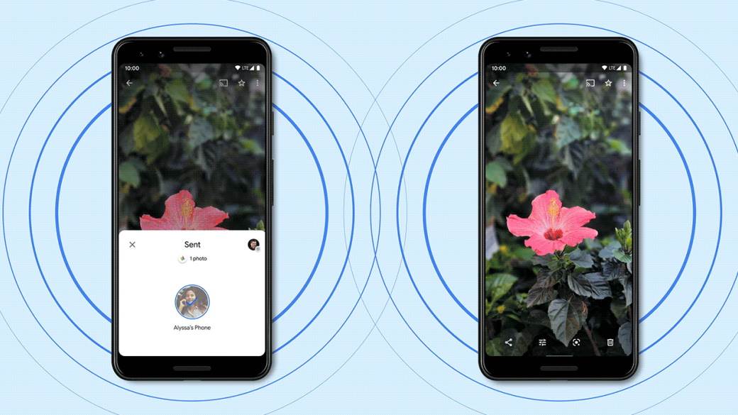 Wi-Fi direct i Nearby Share