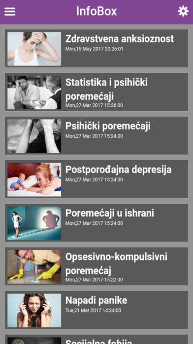 Pomoć psihologa i mentalno zdravlje aplikacija Krug Zdravlja