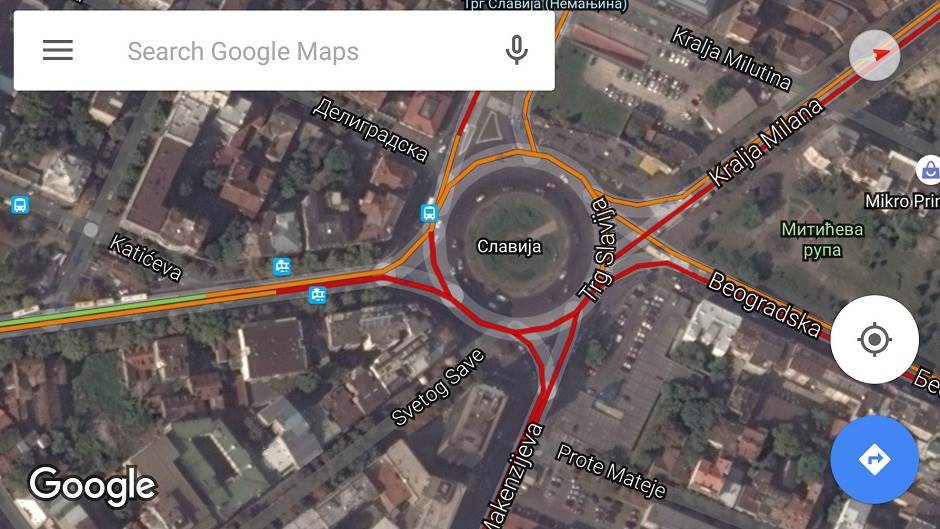 Google Maps dojava prepreke na putu, Google Maps dojava radara, sudara, radova