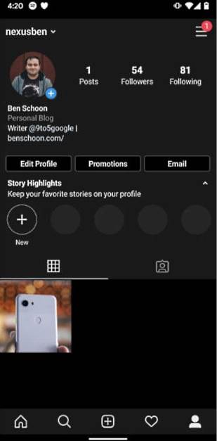 Instagram Dark Mode, Instagram Dark Mode kako aktivirati, Instagram BETA Dark Mode
