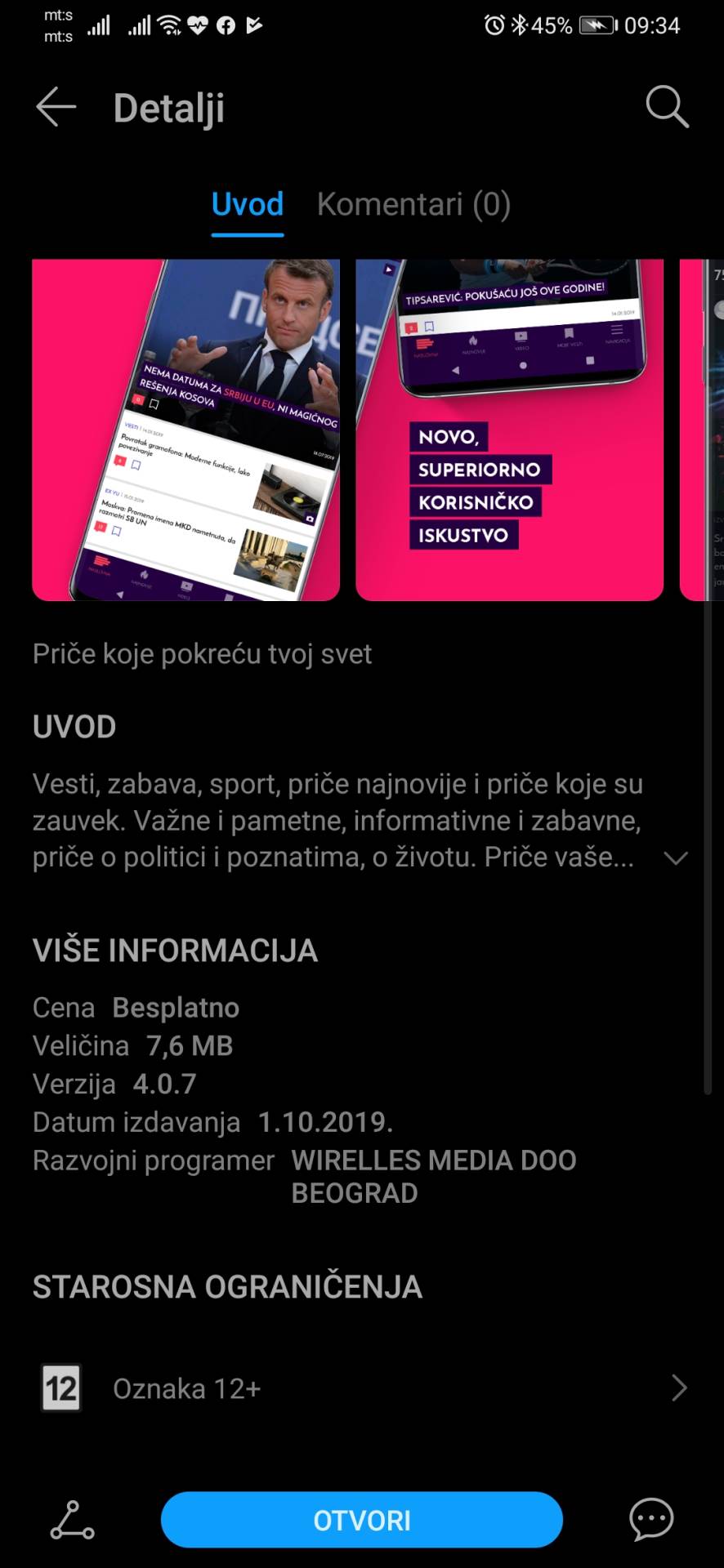 MONDO Huawei AppGallery, MONDO aplikacija Huawei AppGallery download