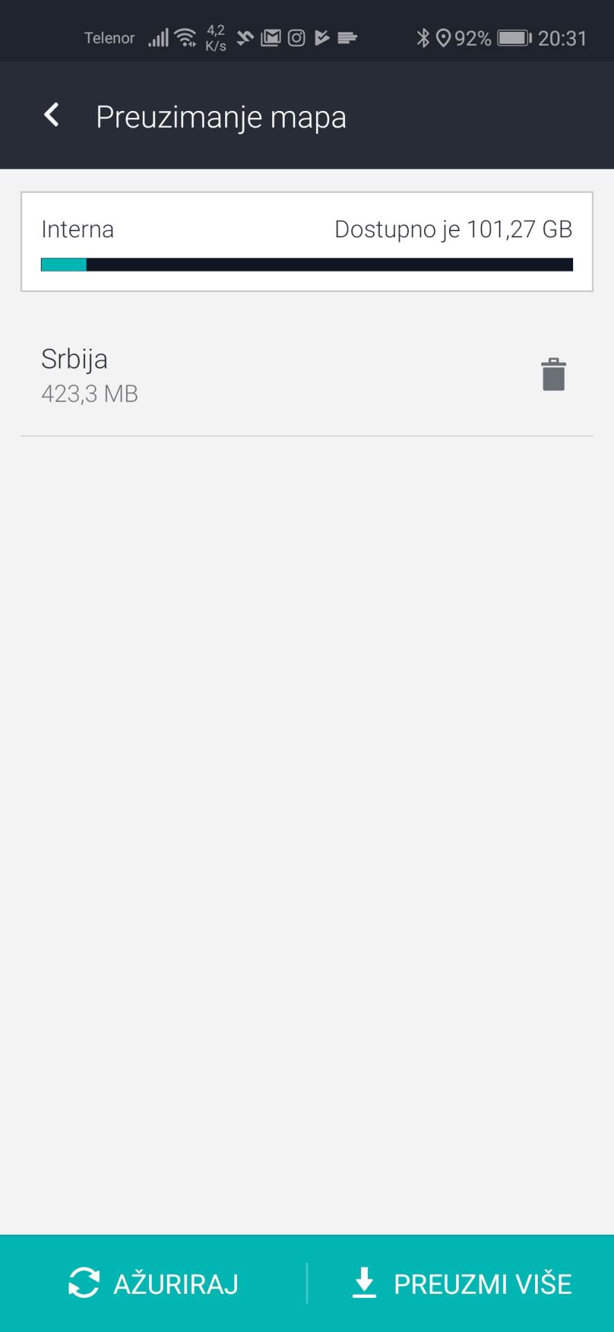 Navigacija mape Srbije autoput Miloš Veliki, GPS Mape Srbije update, Besplatna navigacija bez neta