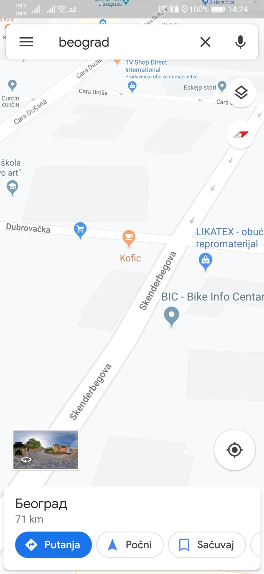 Google Maps promenio izgled kako vratiti 3D, Google Maps 3D zgrade, Google Maps Srbija navigacija