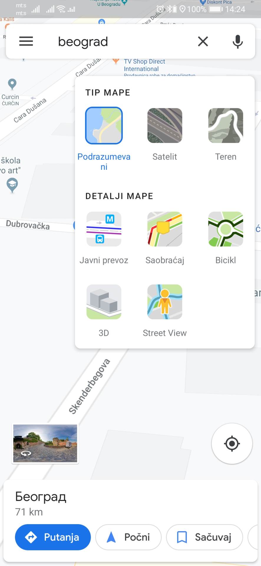 Google Maps promenio izgled kako vratiti 3D, Google Maps 3D zgrade, Google Maps Srbija navigacija