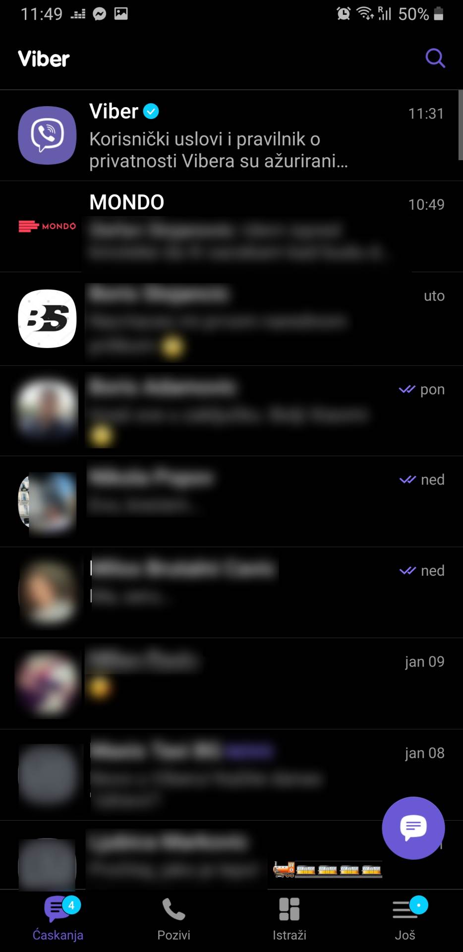 Viber, Rakuten Viber, Pravilnik, Politika poslovanja