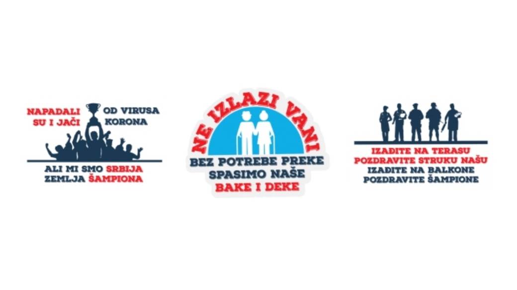 Viber stikeri Republika Srbija korona virus, Viber #OstaniKodKuce Republika Srbija stikeri korona