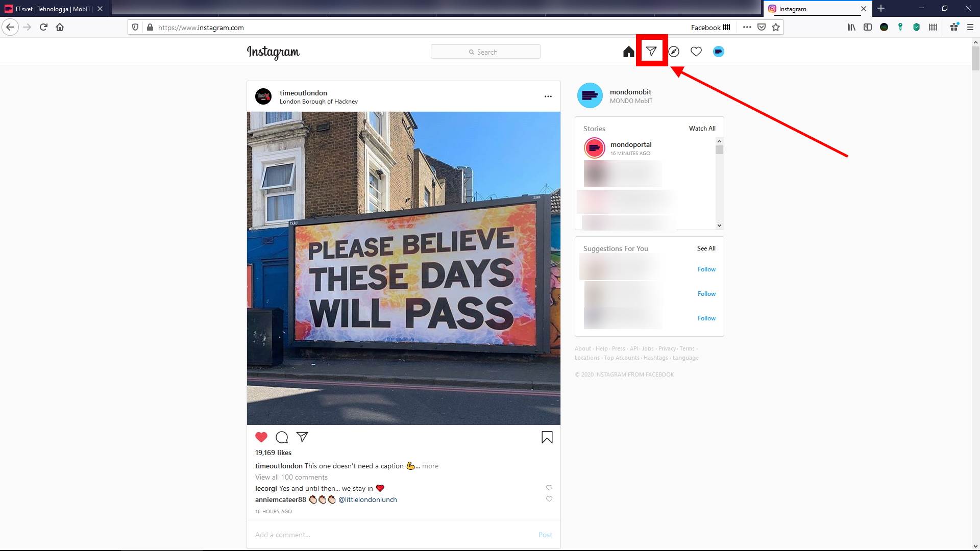 Instagram Direct Messages web kako se koristi, Kako da mi stižu DM poruke na kompjuteru