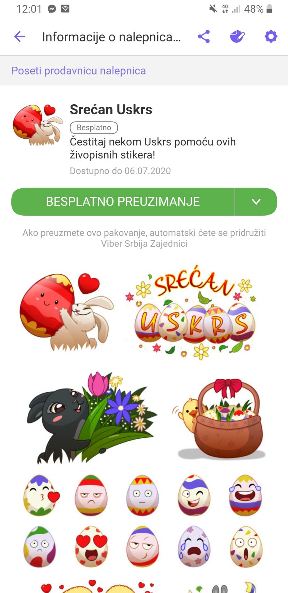 Viber Srecan Uskrs poruka animacija, Kako da cestitam Uskrs, Viber Uskrs cestitka