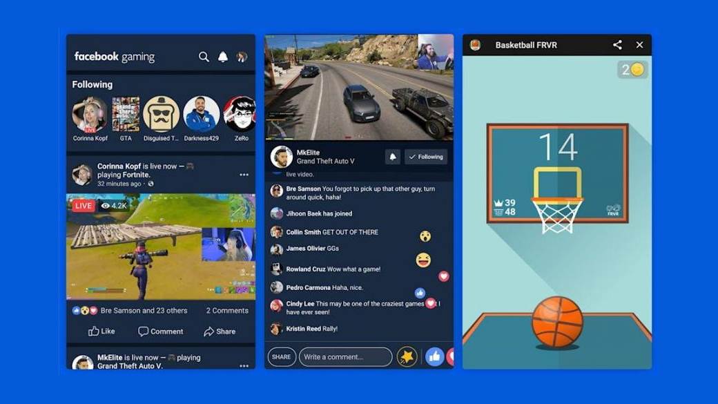 Facebook Gaming aplikacija streaming igara, Game streaming Facebook Gaming, Game Streaming kako