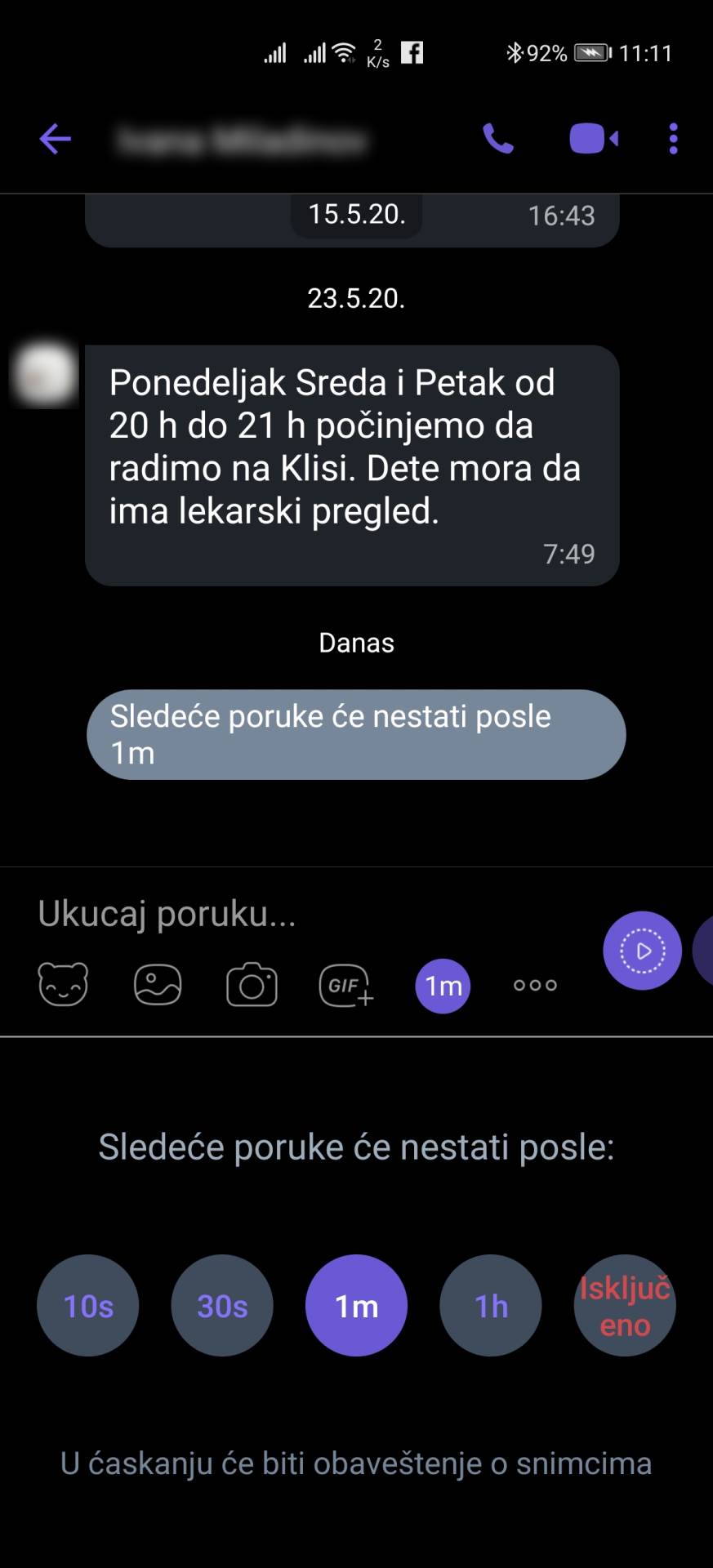 Viber nestajuce poruke video foto, Kako slati Viber nestajuce poruke, Viber Disappearing Messages