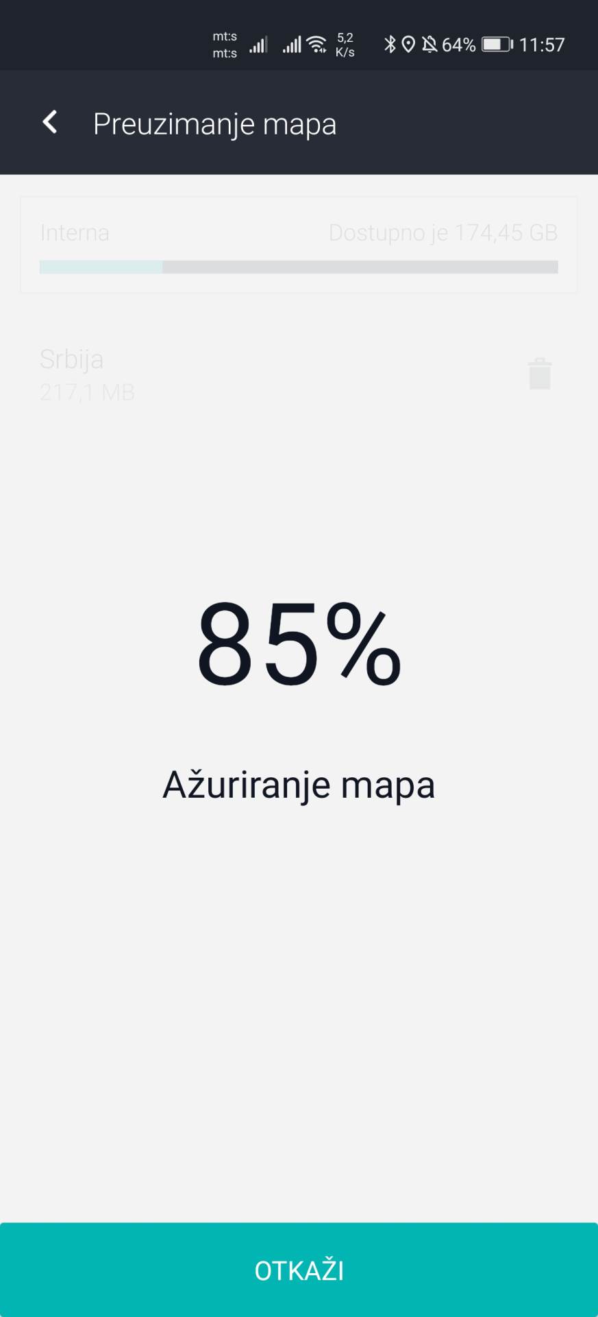 Besplatna navigacija Here WeGo, Aplikacija Here WeGo mapa Srbije besplatno update, GPS mapa Srbije