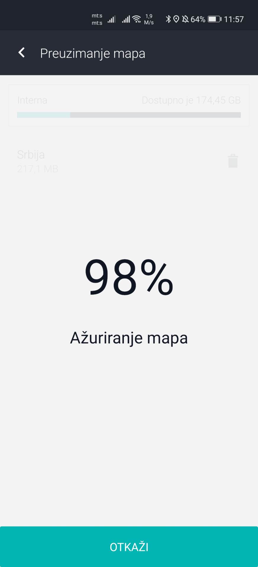 Besplatna navigacija Here WeGo, Aplikacija Here WeGo mapa Srbije besplatno update, GPS mapa Srbije