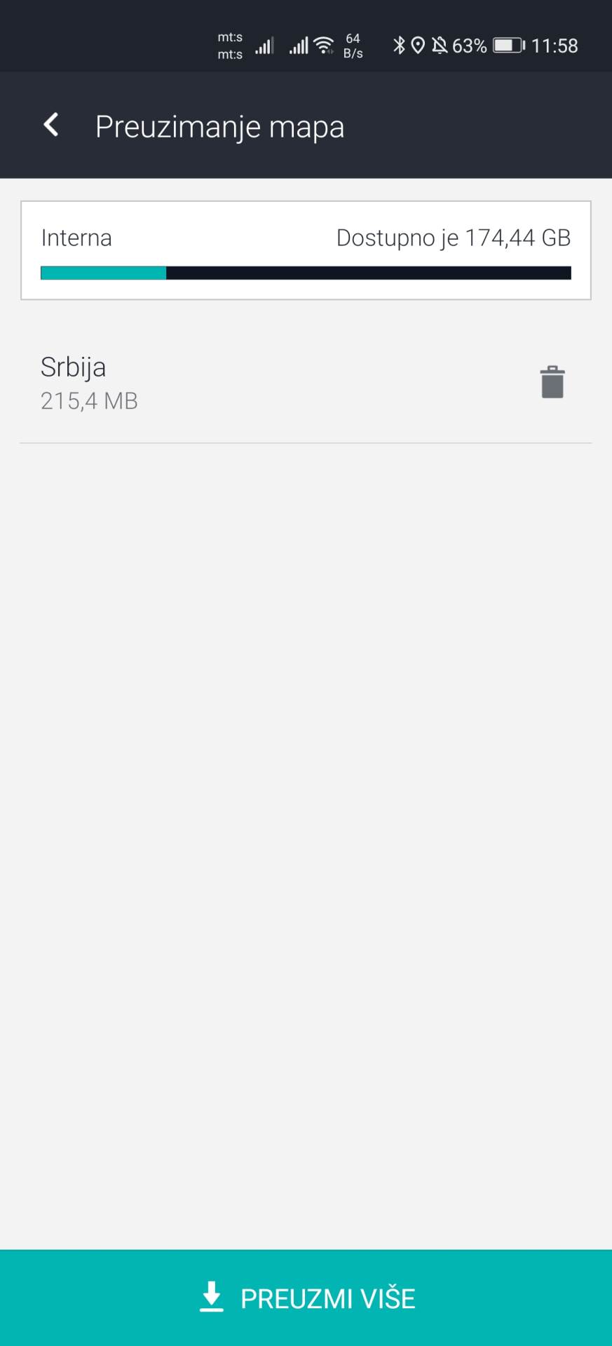 Besplatna navigacija Here WeGo, Aplikacija Here WeGo mapa Srbije besplatno update, GPS mapa Srbije