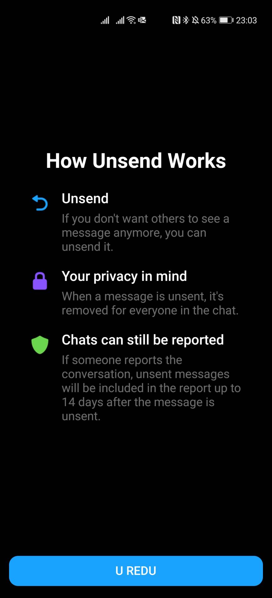 Messenger Unsend kako radi, Kako da obrišem poslatu Messenger poruku, Messenger Unsend problem
